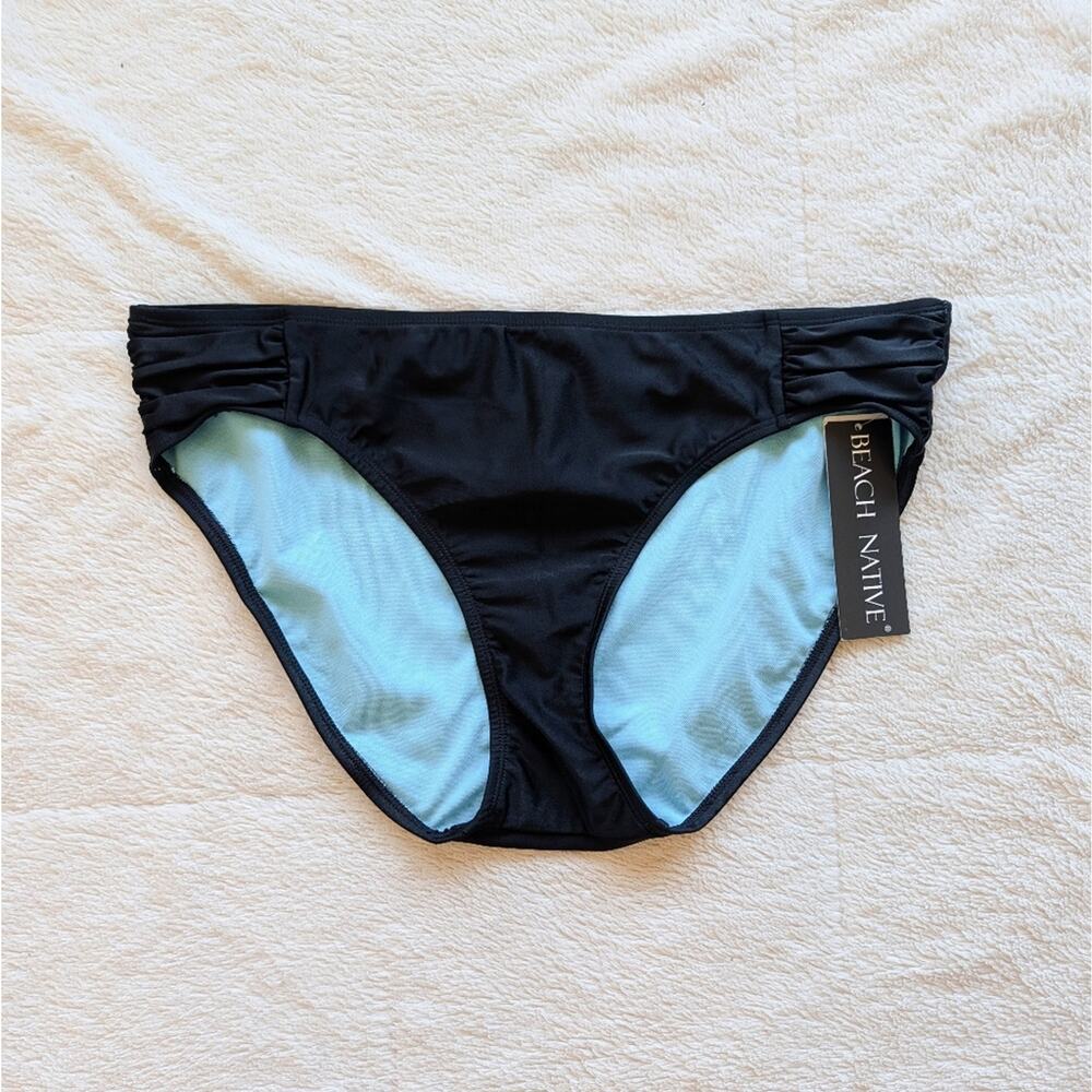 Beach Native Black Bikini Swim Bottoms